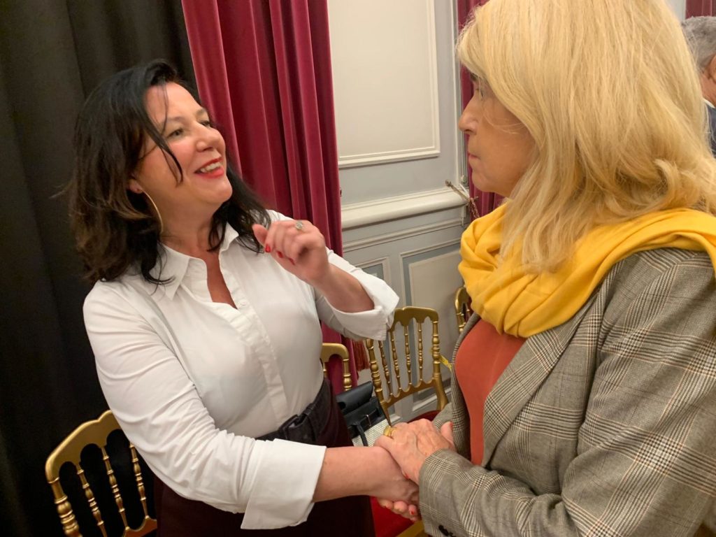 Emmanuelle Soulier en plein échange avec Dominique Faure, ministre de la ruralité